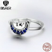 ̵ǭåȡ󥰡bisaerbs925bisaer bs authentic 925 sterling silver blue ring for women