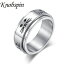 hokushin㤨̵֡ǭåȡ󥰡knobspin 8mmƥ쥹٥knobspin 8mm spinner stainless steel rings for women menפβǤʤ1,980ߤˤʤޤ