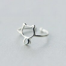 【送料無料】猫 キャット リング mloveacc100925スターリングmloveacc authentic 100 925 sterling silver ring for women 【送料無料】猫 キャット リング mloveacc100925スターリングmloveacc authentic 100 925 sterling silver ring for women
