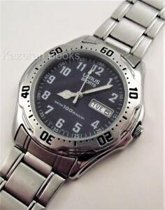 【送料無料】腕時計 ルマンスポーツバッテリーmans working watch lorus sport v743 quartz day date wristwatch battery 【送料無料】腕時計 ルマンスポーツバッテリーmans working watch lorus sport v743 quartz day date wristwatch battery