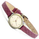 【送料無料】腕時計 レディースレッドストラップアンティークゴールドケースkahuna ladies red narrow pu strap antique go...