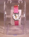 yzrv@o[iVK[sNXgbvchildrens time teaching wristwatch ballerina with sugar pink sparkle strap w1