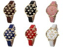 【送料無料】腕時計 レディースファッションゴールデンモダンバレンタインレザーラブウォッチladies women fashion golden heart modern love valentine gift watch pu leather uk