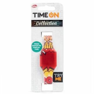 【送料無料】腕時計　ファッションライトコミックシリコンストラップデジタルfashion teen silicone comic book strap led wrist watch light up digital display