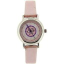 腕時計　ピンクメタリックストラップファッションウォッチcarvel flower time teacher pink metallic girls strap fashion watch c96024fx