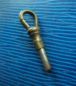 【送料無料】腕時計　ビンテージポケットウオッチドッグクリップキー