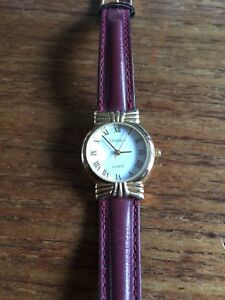 【送料無料】腕時計 レディースリッチフィールドゴールドカラーladies lichfield gold coloured watch with brown straps w6241