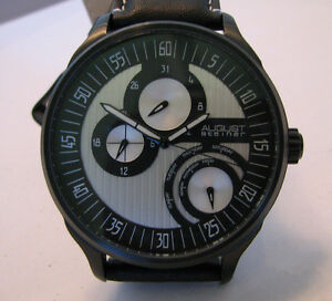 【送料無料】腕時計 シュタイナーメンズクオーツドルaugust steiner gentlemens quartz daydate watch 49500
