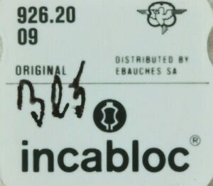 【送料無料】腕時計 incabloc325cv eta 2879
