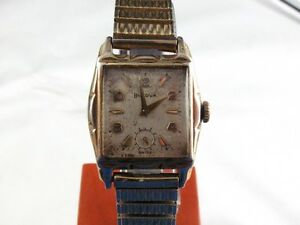 【送料無料】腕時計　ビンテージキャリバーvintage bulova 17j wristwatch caliber 10bt runs