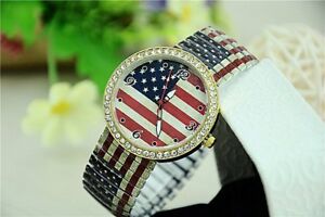 【送料無料】腕時計　シリーズプルベルトフラグファッションセクションamerican flag fashion section ..