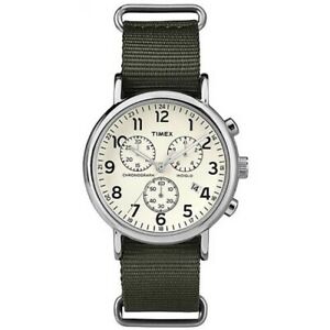 【送料無料】腕時計 ウィークエンダークロノグラフィカルorologio uomo timex weekender chrono tw2p71400 cronografo datario tessuto wk