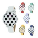 【送料無料】腕時計 ラグジュアリーリュジョドーナビアンコブルバードorologio donna liu jo luxury pois pelle bianco blu giallo verde glicine