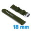 【送料無料】腕時計　ブレスレットハーモニーナイロンbracelet montre vert fonc nylon 18 mm mymontre