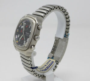 【送料無料】腕時計　クロノウォッチビンテージステンレススチール