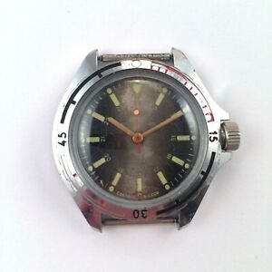 【送料無料】腕時計 ビンテージソボストークvintage soviet vostok watch navy vgc *us seller* 1400