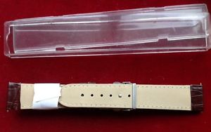【送料無料】腕時計　ブレスレットドbracelet de montre,20mm en cuir avec boucle dployante,
