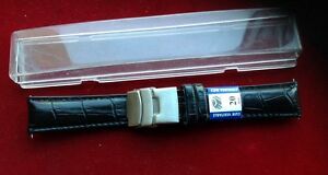 【送料無料】腕時計 ブレスレットドアンティbracelet de montre en cuir , a boucle avec dployante,neuf,,