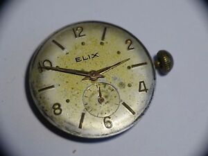 【送料無料】腕時計　ビンテージドvintage mouvement de montre mcanique elix mvt 23360