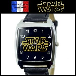 【送料無料】腕時計　ブレスレットスターウォーズmontre quartz neuve bracelet cuir watch star wars ref 2