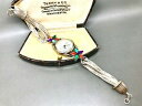 【送料無料】腕時計 ネイティブアメリカンスターリングシルバーターコイズサンゴnative american 925 sterling silver turquoise coral etc watch(2)