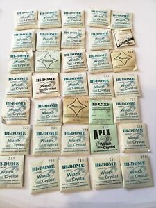 【送料無料】腕時計 ヴィンテージメーカースペアウォッチvintage watch crystals x 35 nos useful watchmakers spares may70 【送料無料】腕時計 ヴィンテージメーカースペアウォッチvintage watch crystals x 35 nos useful watchmakers spares may70