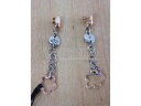 【送料無料】腕時計 フィオーレドナorecchini mooby in acciaio cromato pendente a fiore donna