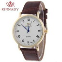 【送料無料】腕時計 ローマブランドファッションカジュアルrinnady roman numeral luxury brand leather watch men fashion casual quartz wa(2)