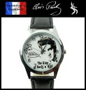 楽天hokushin【送料無料】腕時計　ブレスレットエルビスプレスリーmontre quartz neuve bracelet cuir watch elvis presley ref 4