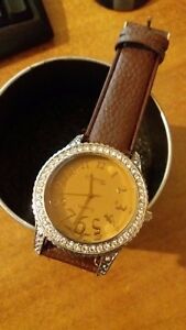【送料無料】腕時計 ドナブラックorologio donna animoo strasse braciale pelle marrone a 2498