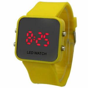 montre jaune led digital silicone mixte cadran xl fun moderne cadran miroirデジタルシリコーンモダン※注意※NYからの配送になりますので2週間前後お時間をいただきます。人気の商品は在庫が無い場合がございます。ご了承くださいませ。サイズの種類の商品は購入時の備考欄にご希望のサイズをご記載ください。　携帯メールでの登録ですと楽天からのメールが届かない場合がございます。