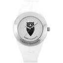 【送料無料】腕時計 ロベルトシリコーンビアンコorologio roberto giannotti misteri della notte omn151 civetta silicone bianco