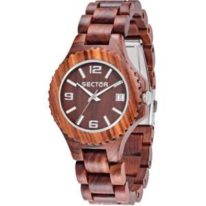 【送料無料】腕時計　ドーナorologio donna sector nature r3253478014 legno bracciale marrone wood
