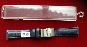 【送料無料】腕時計 ブレスレットドアンティbracelet de montre en cuir avec boucle dployante