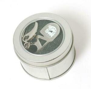【送料無料】腕時計　パークレーンシルバートーンキーチェーンウォッチpark lane silver tone dad keychain watch plkr25