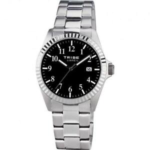 【送料無料】腕時計　クラシックorologio uomo breil tribe classic elegance ew0191 bracciale acciaio nero