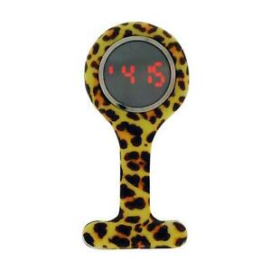 【送料無料】腕時計　デジタルファンキータイガーデザインシリコンウォッチboxx led digital display funky tiger design silicone nurses fob watch boxx386