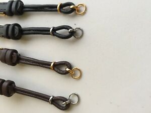 【送料無料】腕時計　カーフレザーウォッチストラップコードカクテルリング