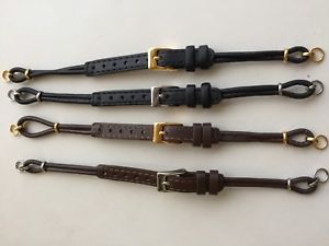 【送料無料】腕時計　カーフレザーウォッチストラップコードカクテルリング(2)