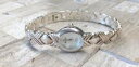 エルジン 腕時計（レディース） 【送料無料】腕時計　スターリングシルバークオーツグラムelgin all sterling silver womens quartz wristwatch 358grams ~ 7 ~ 3e7388