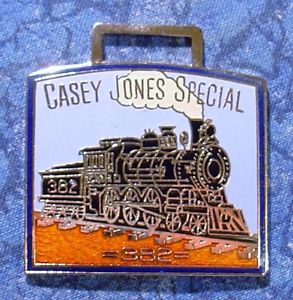 【送料無料】腕時計　ケーシージョーンズエンジンウォッチフォブcasey jones special 382 steam locomo..