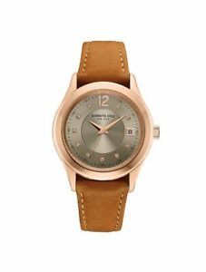 【送料無料】腕時計 ケネスニューヨークローズゴールドトーンケースカーフスキンストラップウォッチkenneth cole york 10030801 rose gold tone case calfskin strap watch