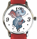 【送料無料】腕時計 ストラップsave our wildlife elephant image watch has a yellow strap and donation to awf