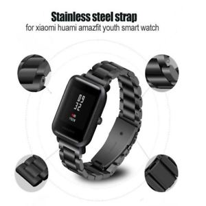 Xiaomi Amazfit Bip スマートウォッチ 【送料無料】腕時計　ビットペースユースストラップ20mm replacement metal strap for xiaomi huami amazfit bip bit pace lite youth sm