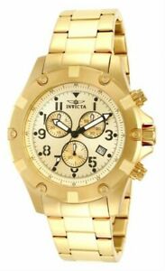 【送料無料】腕時計　メンズゴールドトーンスチールブレスレットクロノウォッチinvicta 13619 mens specialty gold tone steel bracelet chrono watch