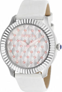 【送料無料】腕時計 ステンレススチールホワイトレザーウォッチ25744 invicta 405mm womens angel 100m stainless steel white leather watch 【送料無料】腕時計 ステンレススチールホワイトレザーウォッチ25744 invicta 405mm womens angel 100m stainless steel white leather watch