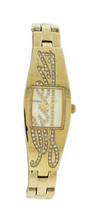【送料無料】腕時計 トノーゴールドストーンクリアウォッチguess w11136l1 womens tonneau gold tone clear stones signature watch
