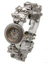 【送料無料】腕時計 アンティークシルバーラウンドケースリンクアナログクォーツcannaswomens antique silver finish round c...