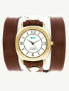 la mer brown gold odyssey wrap watch※注意※NYからの配送になりますので2週間前後お時間をいただきます。人気の商品は在庫が無い場合がございます。ご了承くださいませ。サイズの種類の商品は購入時の備考欄にご希望のサイズをご記載ください。　携帯メールでの登録ですと楽天からのメールが届かない場合がございます。