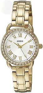 【送料無料】腕時計 #クリスタルゴールドトーンドレッシーguess 25mm women039;s crystal gold tone dressy watch u0837l2 fast shipping